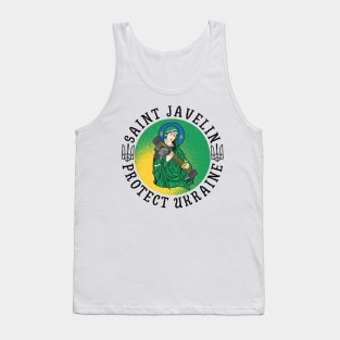 Saint Javelin protect Ukraine Tank Top